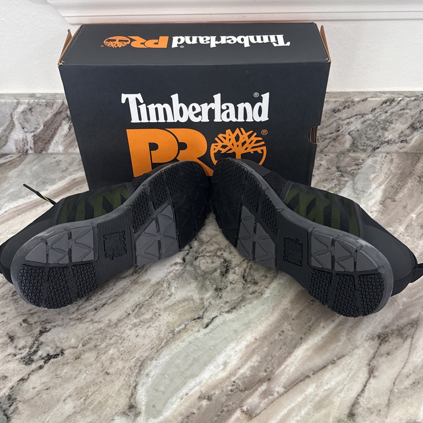 NEW Timberland Pro Men’s Radius Black CompositeToe Work Shoe TB0A27X5 13 M