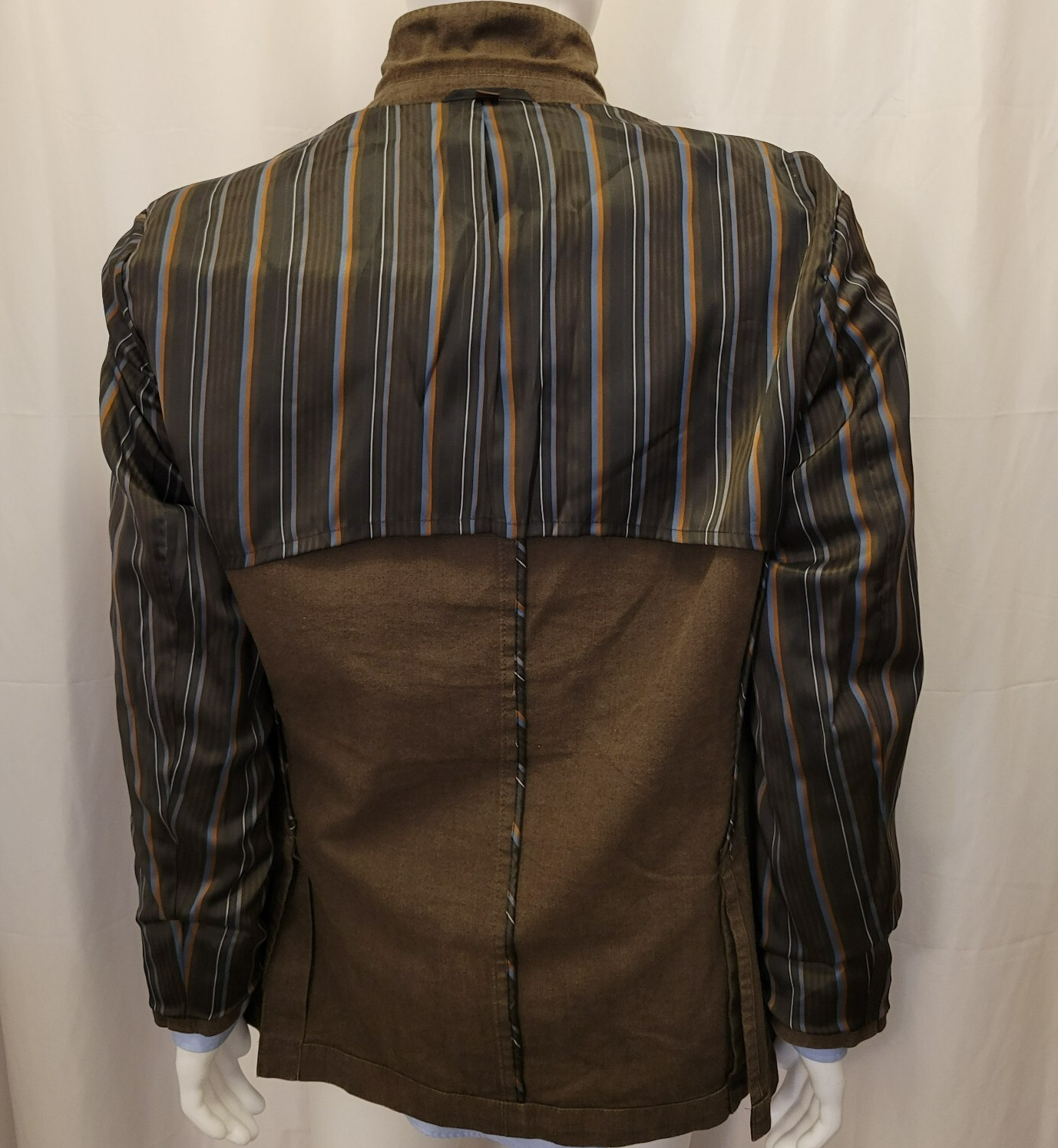 Kroon jacket mens 44R brown 97 cotton twill soft tailored double vent sport coat