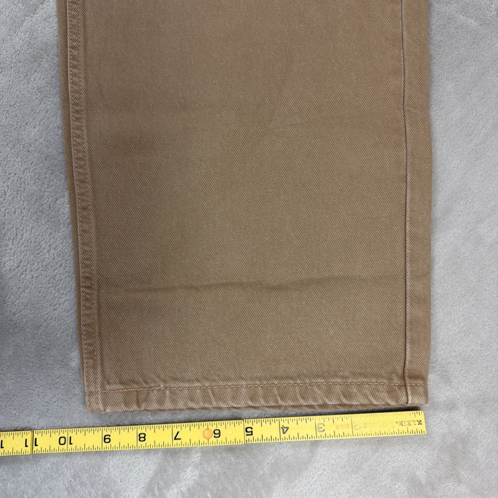 Levi’s 578 Baggy Denim Jeans Men’s Size 33×32 Tan/Khaki Cotton