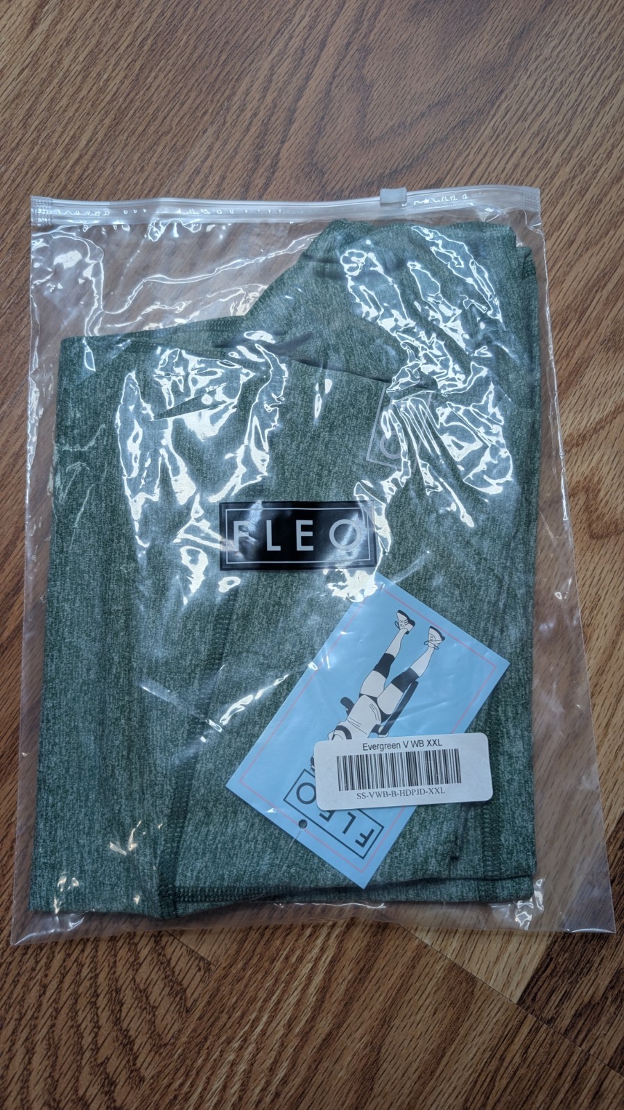 Fleo Shorts – V Waistband Shorts – Size XXL NWT – Evergreen