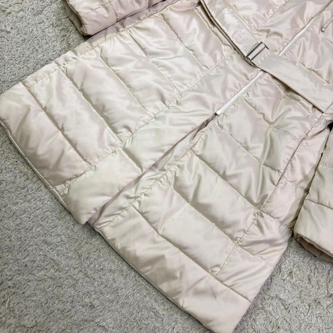 Max Mara 4-way reversible down coat for women, beige, size M.