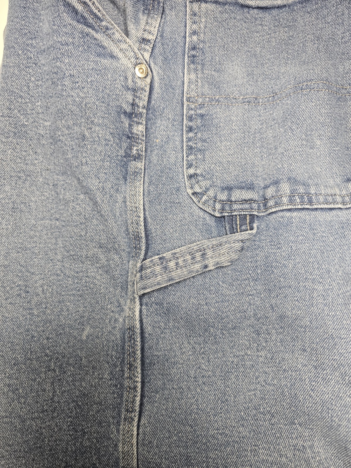 Wrangler Carpenter Jeans Men’s 38×29 Relaxed Fit Straight Leg 99% Cotton