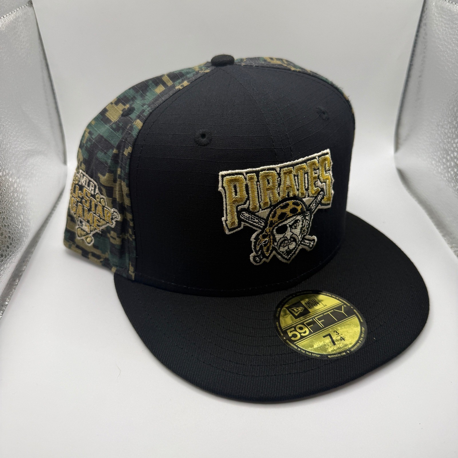 New Era 59FIFTY Pittsburgh Pirates 2006 All Star Game Digi Camo Hat 7 3/4 NEW