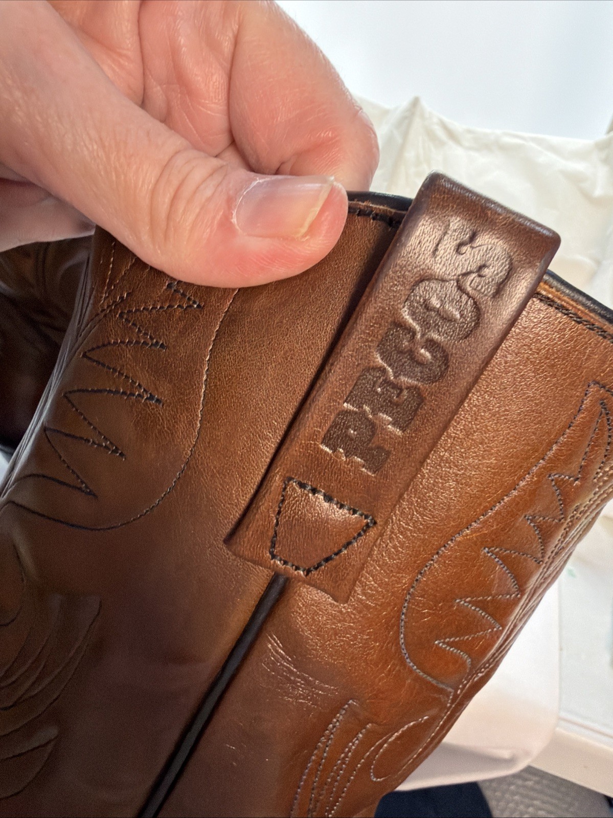 Vintage Red Wing Pecos 9801-1 Western Boots Leather Made In USA Size 8.5 D