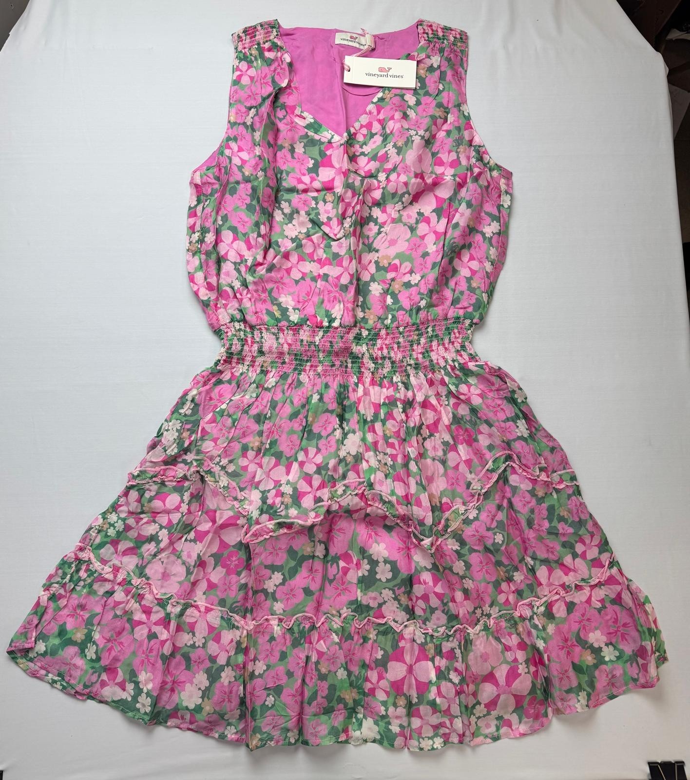 Vineyard Vines Montauk Daisy Smocked Mini Dress Size (S) *NWT*