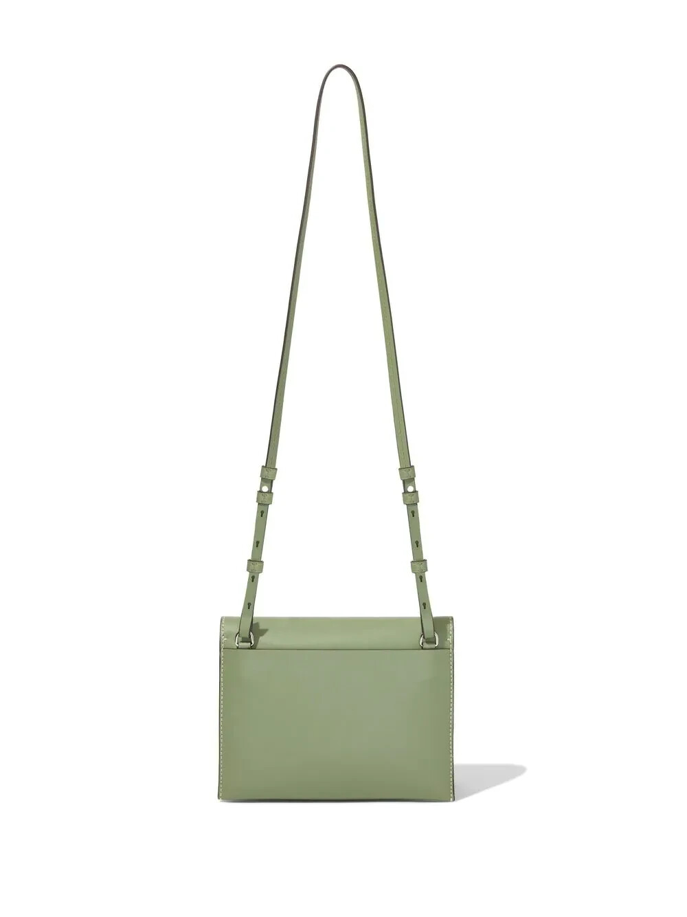 Proenza Schouler White Label Artichoke Green Accordion Flap Shoulder Bag