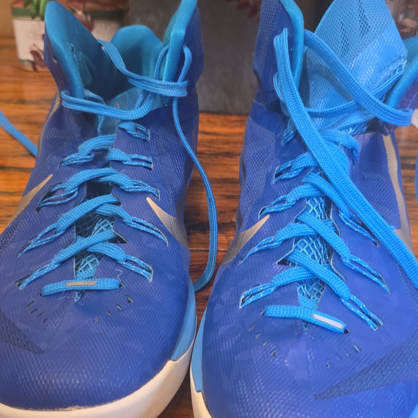 Nike Hyperdunk 2014 TB Game Royal Blue/White Men’s Mid Top Lace Up Sneaker