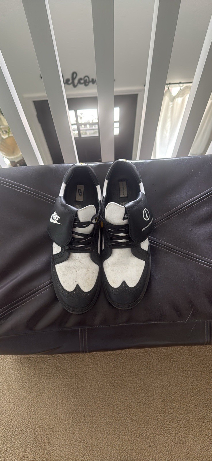 Nike Kwondo 1 G-Dragon Peaceminusone Panda/White/Black Size US 11