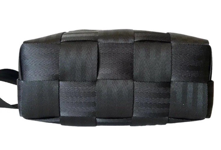 Seatbelt Bag (Black) Handmade By Mildred-Made In USA EUC