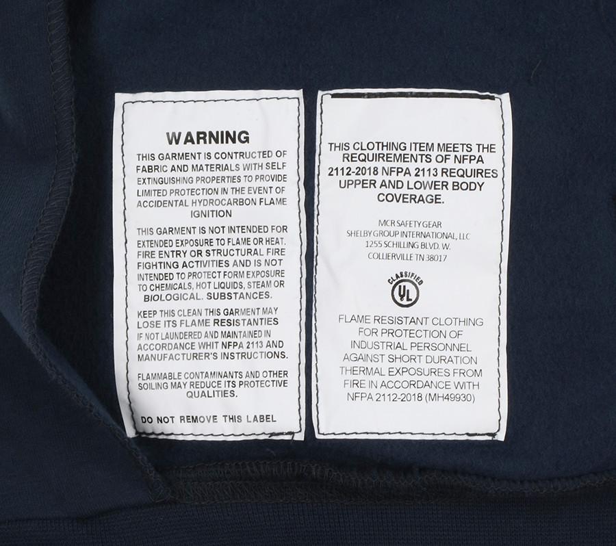 MCR Safety FR Gear SS1N Hoodie Size L