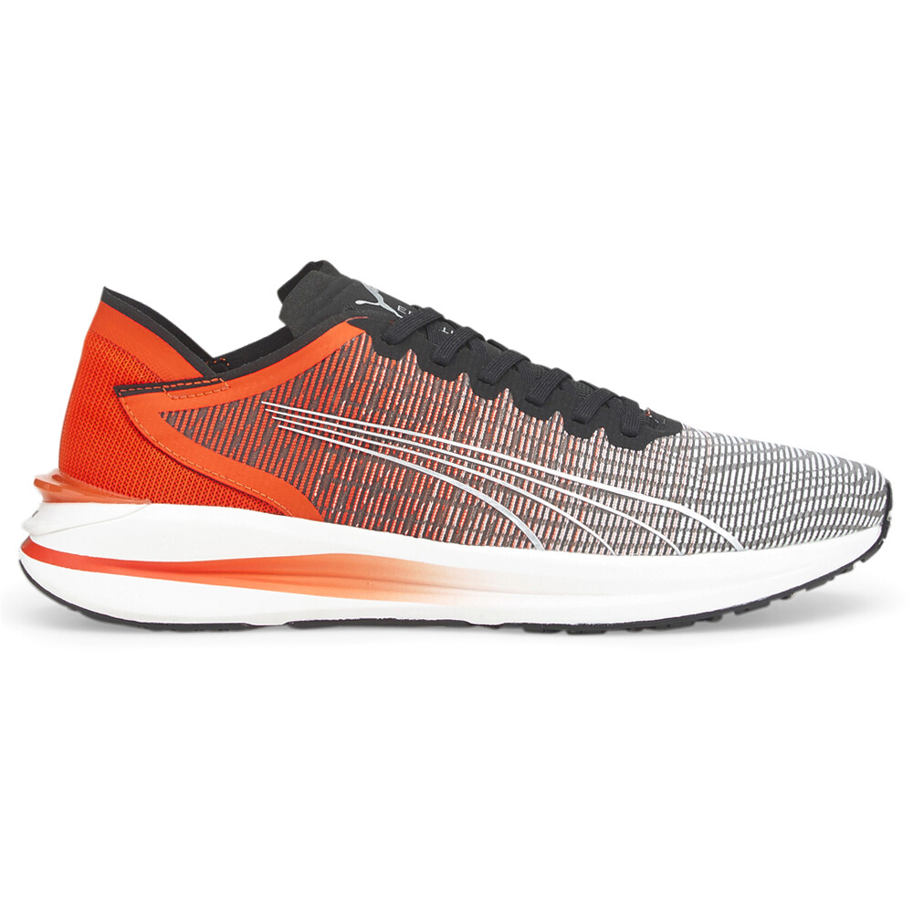PUMA Electrify Nitro Running Mens Grey, Orange Sneakers Athletic Shoes 19517312