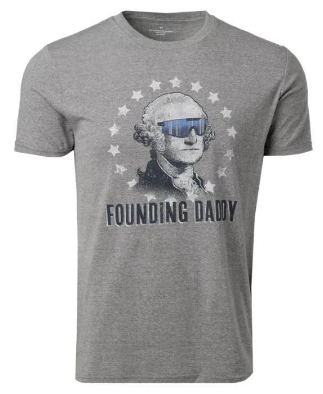 USA 250th T-Shirt Mens Med Founding Daddy Fathers Day 60% Cotton Blend Free Ship