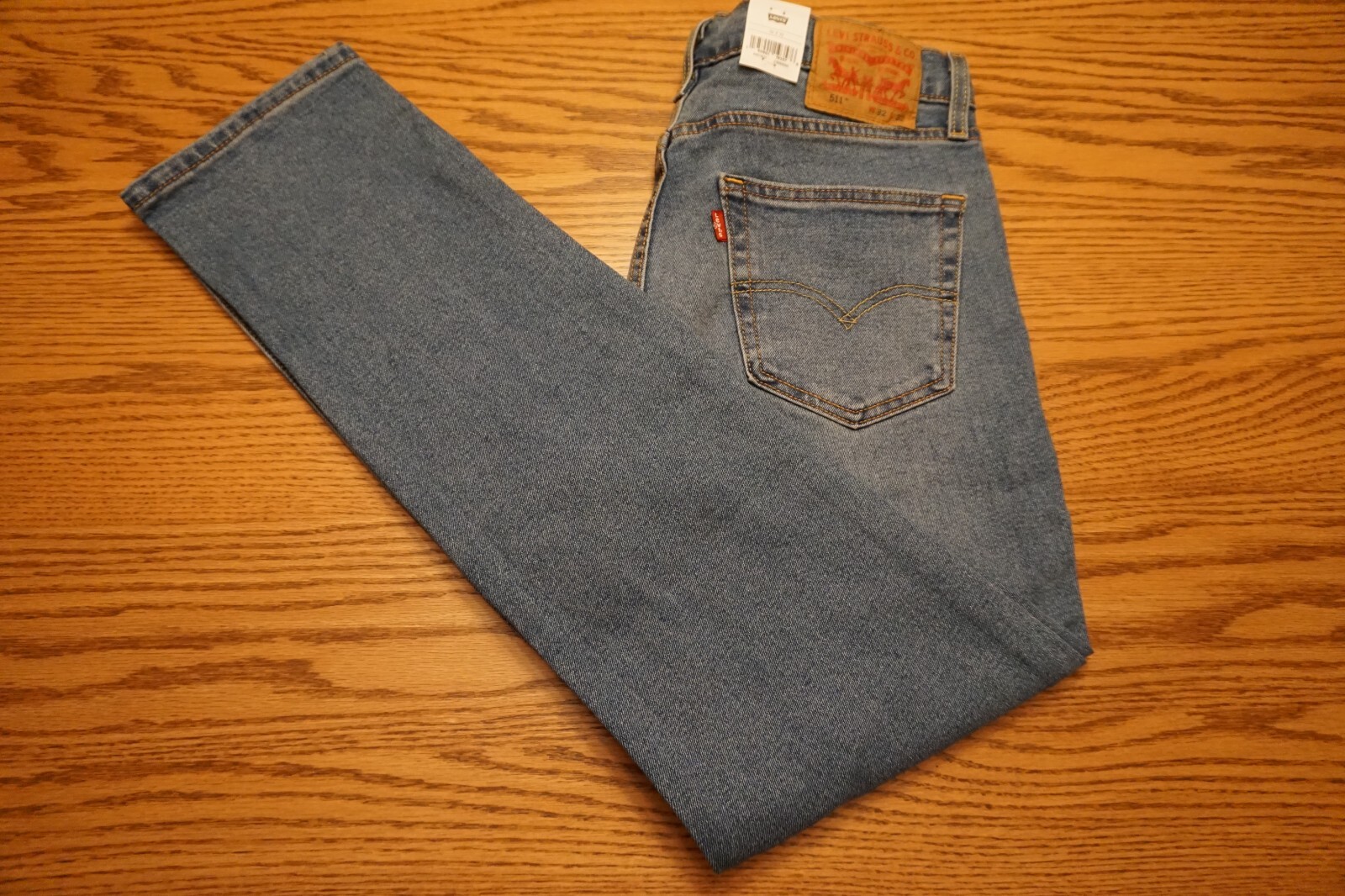 NWT MEN’S LEVI JEANS 511 Multiple Sizes Slim Below Waist All Seasons Tech $69.50