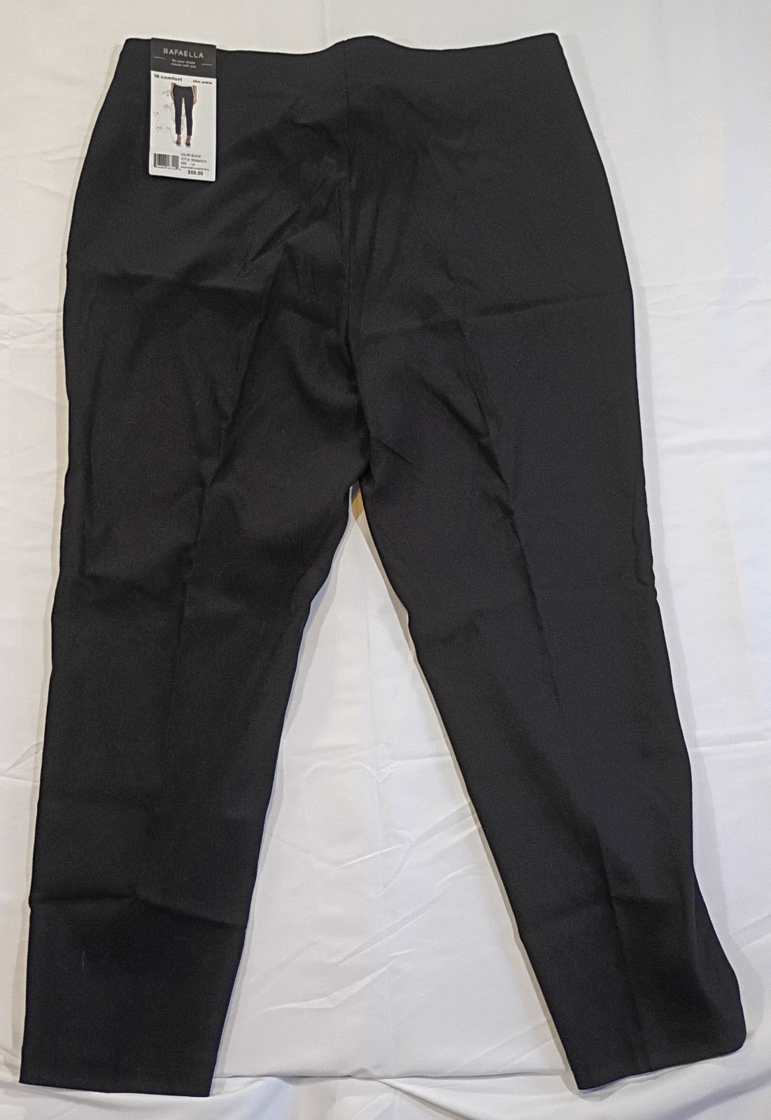 Rafaella Black RSBMA074 Slim Ankle Size 18 Comfort Pants