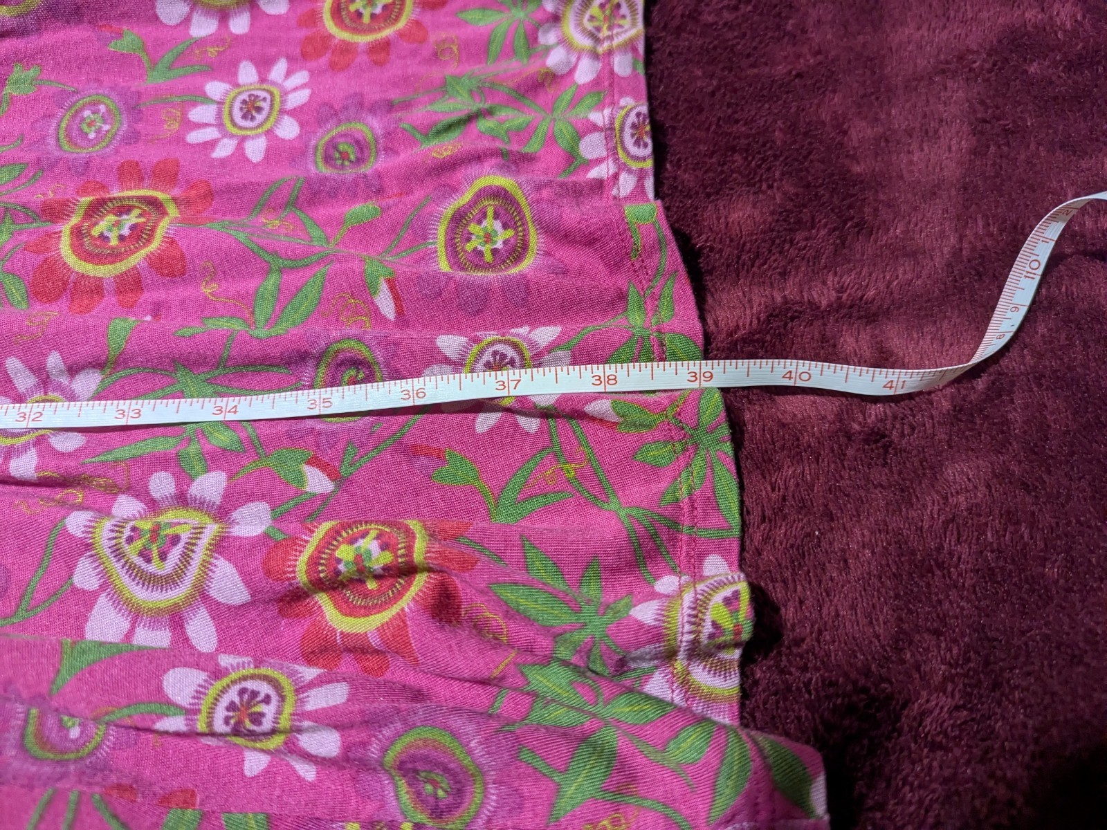 Gudrun Sjoden Knit Jersey Cotton Pink Dress Floral Women’s Medium