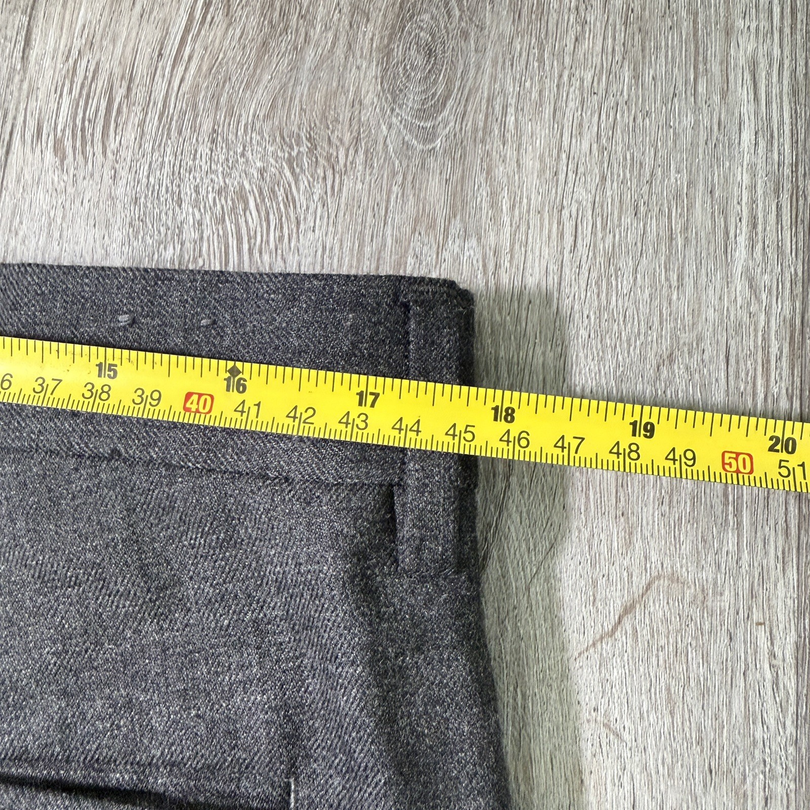 J. Crew Bowery Classic Fit Wool Charcoal Grey Herringbone Pants Men’s 34×32