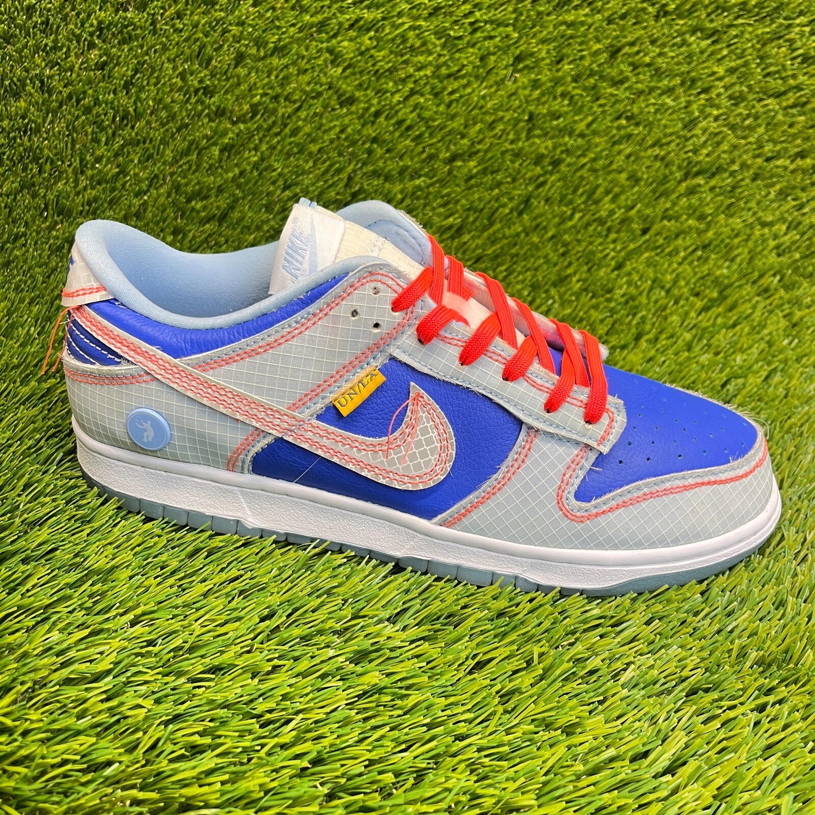 Nike Dunk Low Union Passport Pack Argon Mens Size 8.5 Walking Shoes Sneakers