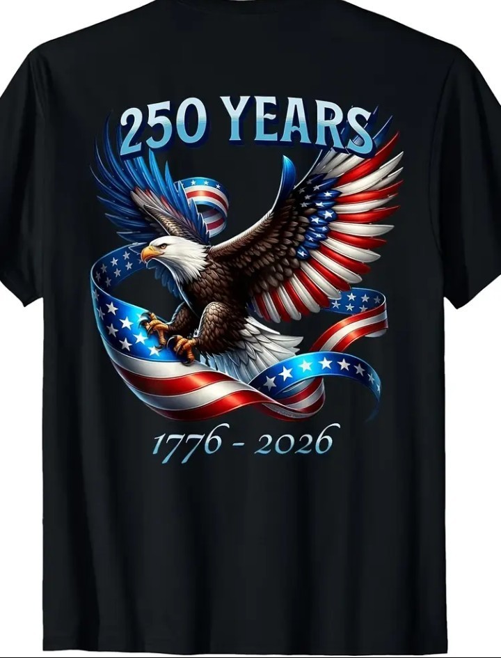 250 Anniversary USA 250th US Flag 4th of July T-Shirt size X Large