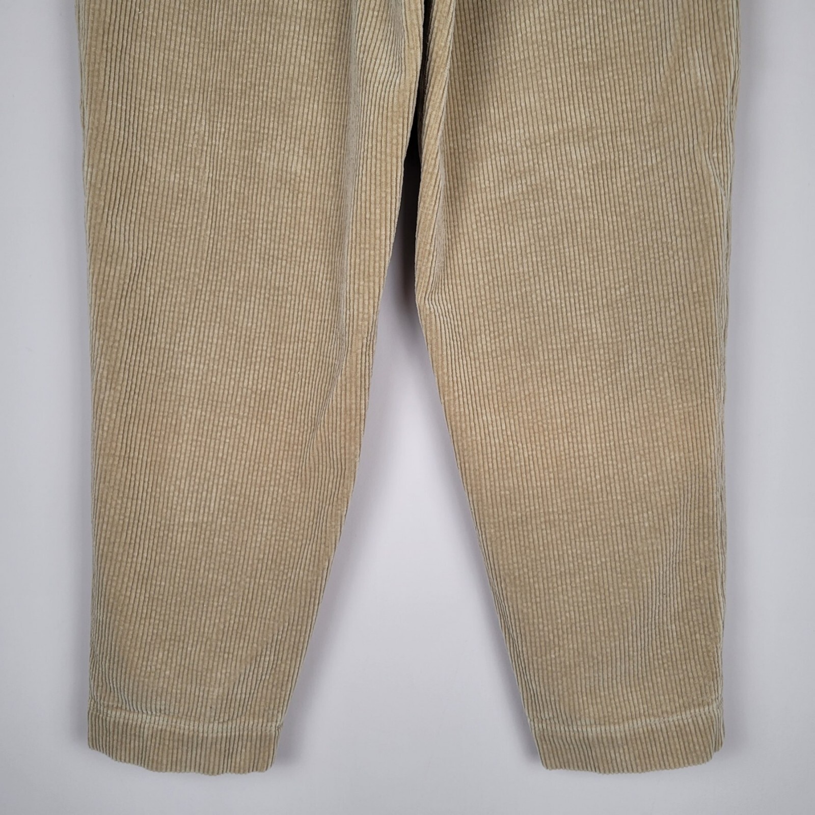 Matsuda Nicole Tokyo Size L Waist 39 Vintage 90s Chunky Corduroy Camel Pants