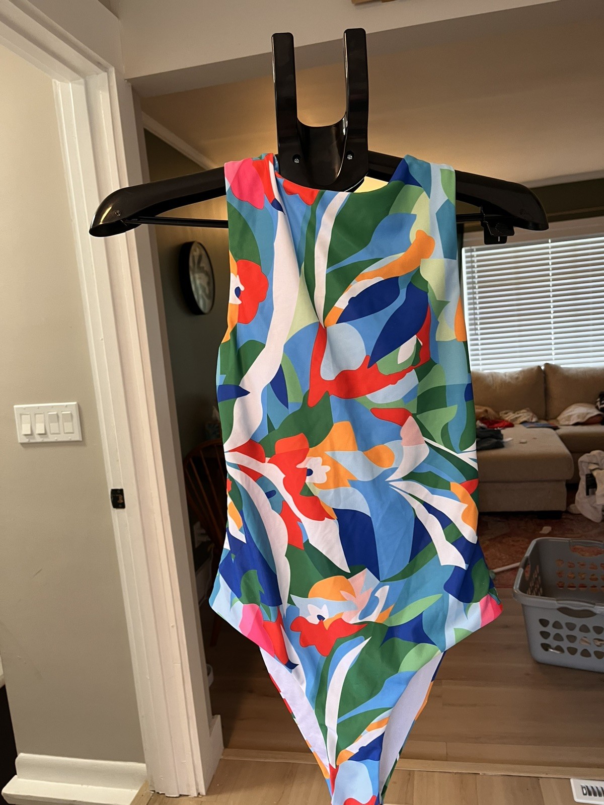 Multi color and patterns one piece (only tried it on)