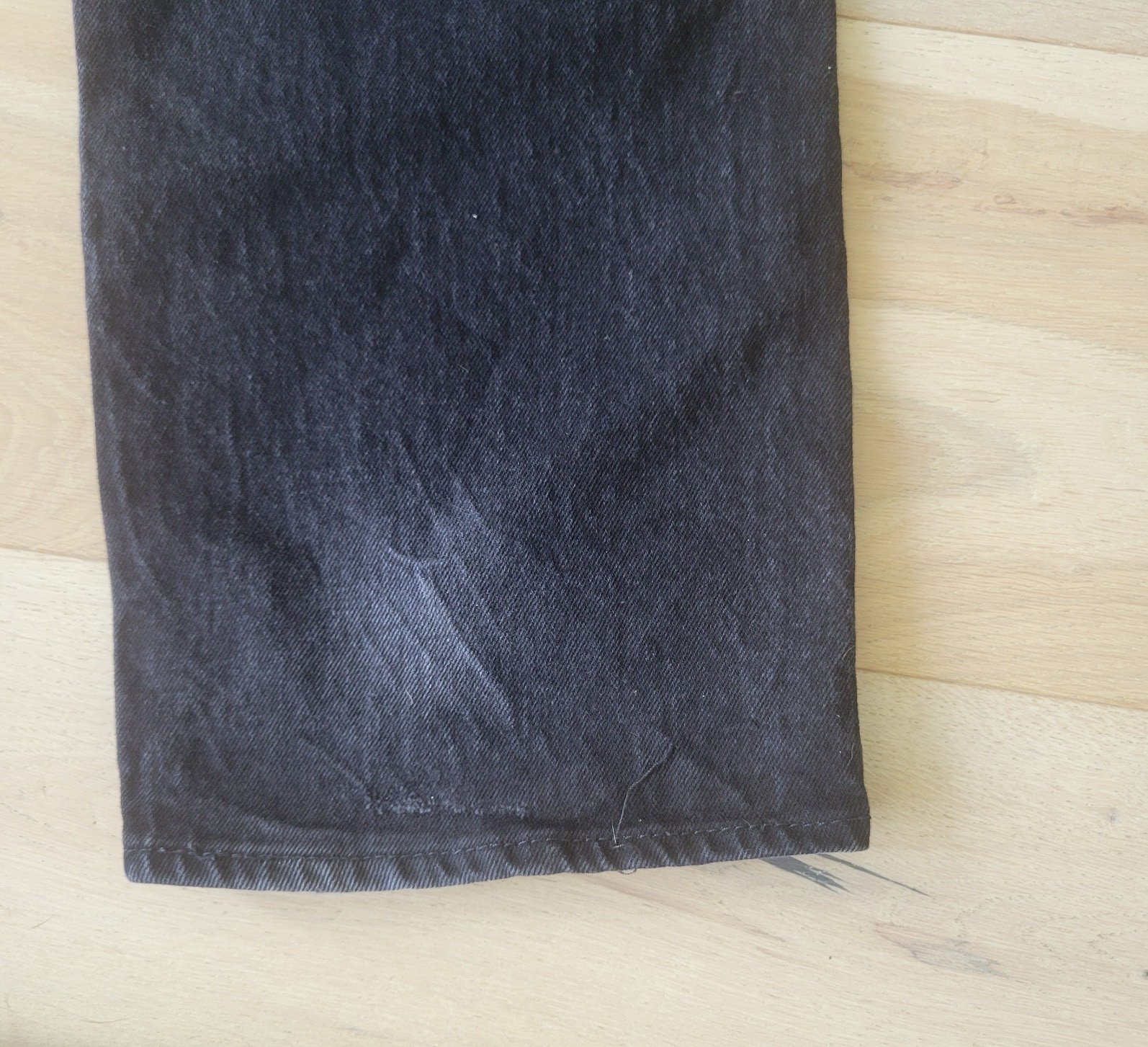 Levi’s 501 Original Fit Jeans Men’s 36×32 Black Wash Straight Leg Classic Denim