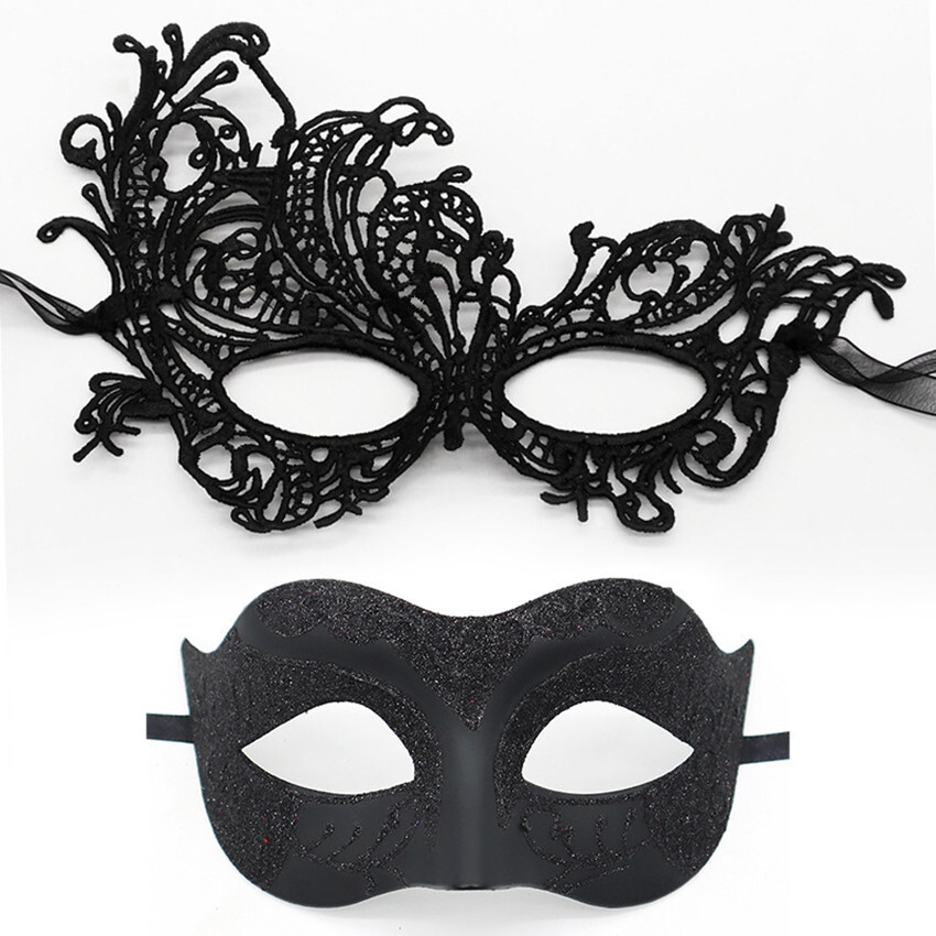 SN-A2-3 Couples Venetian Fairy Pixie Masquerade Halloween Masks 8 Colours