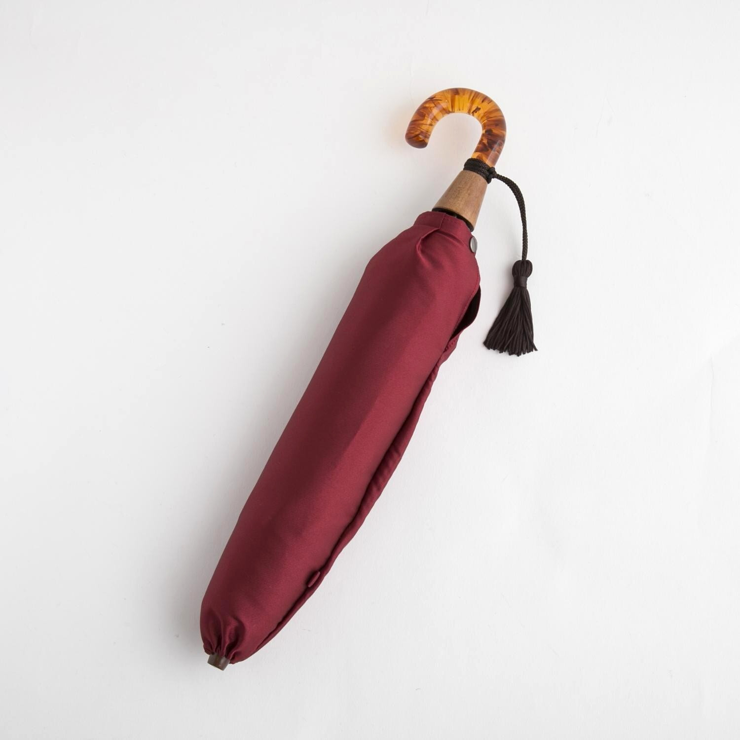 Komiya Shoten Artisan Folding Umbrella 21.6″ 55cm Raspberry x Smoky Aqua Japan