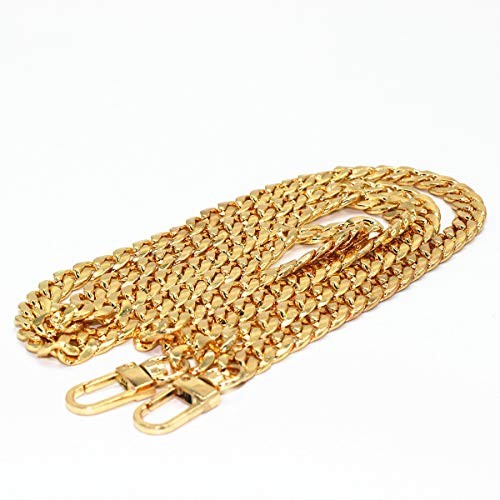 47″/120cm Iron Flat Chain for Handbag Shoulder Bag Crossbody Bag Purse Gold
