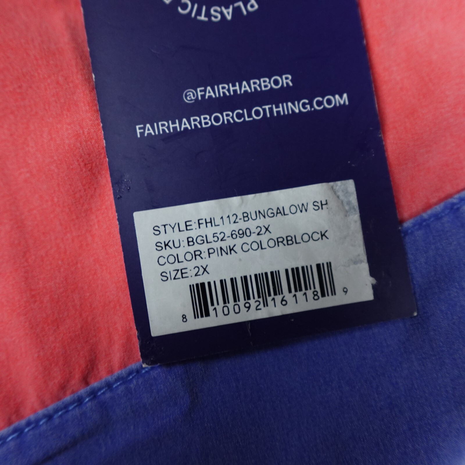 Fair Harbor Shorts Mens 2XL Lined Mastos Board Bungalow Swim Trunks NWT