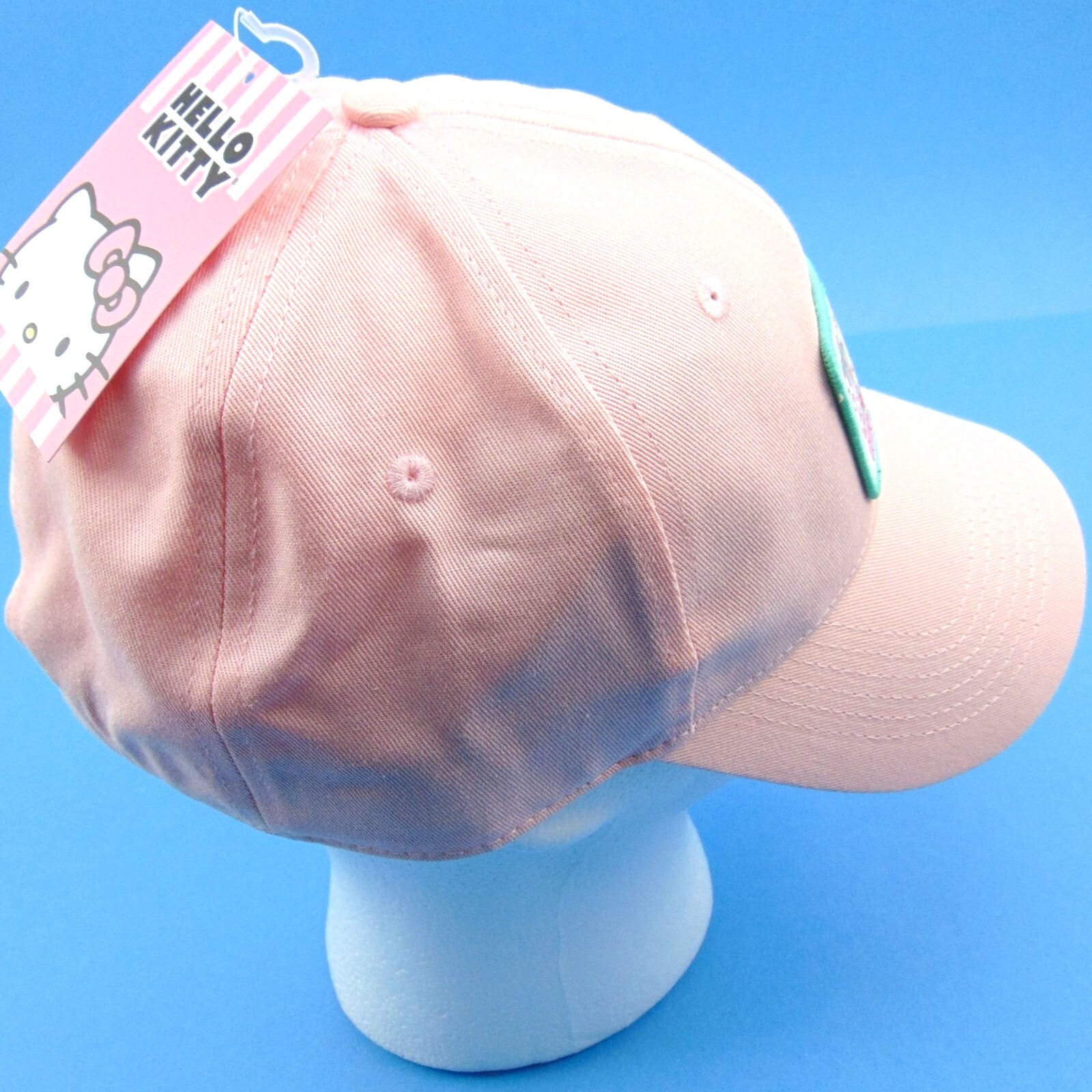 Hello Kitty Pink Baseball Cap Hat Sanrio Patch Adjustable Size Cute Kawaii New