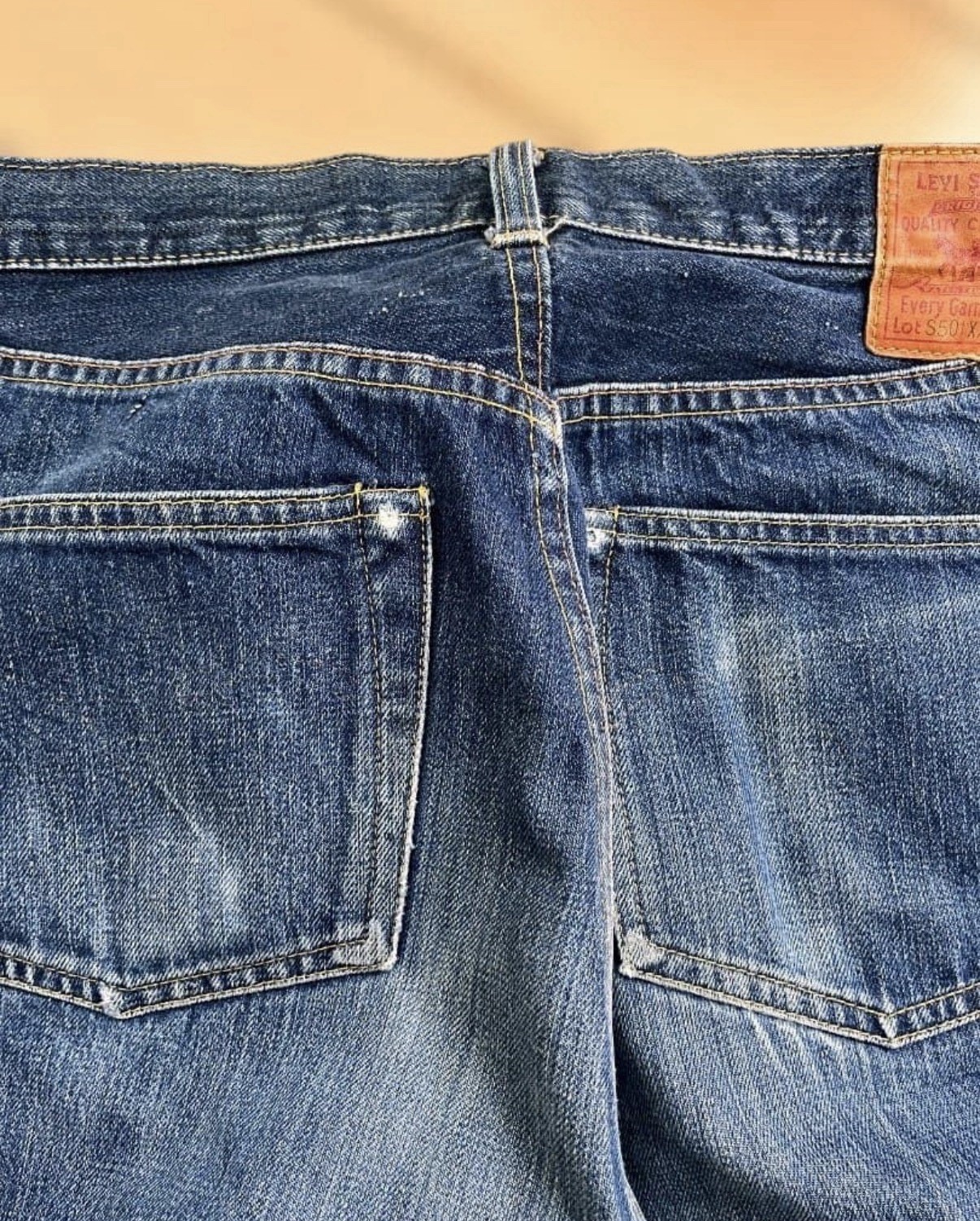 vintage Levi’s LVC S501XX 1944 Era Valencia Redline Selvedge Denim W34 L36 USA
