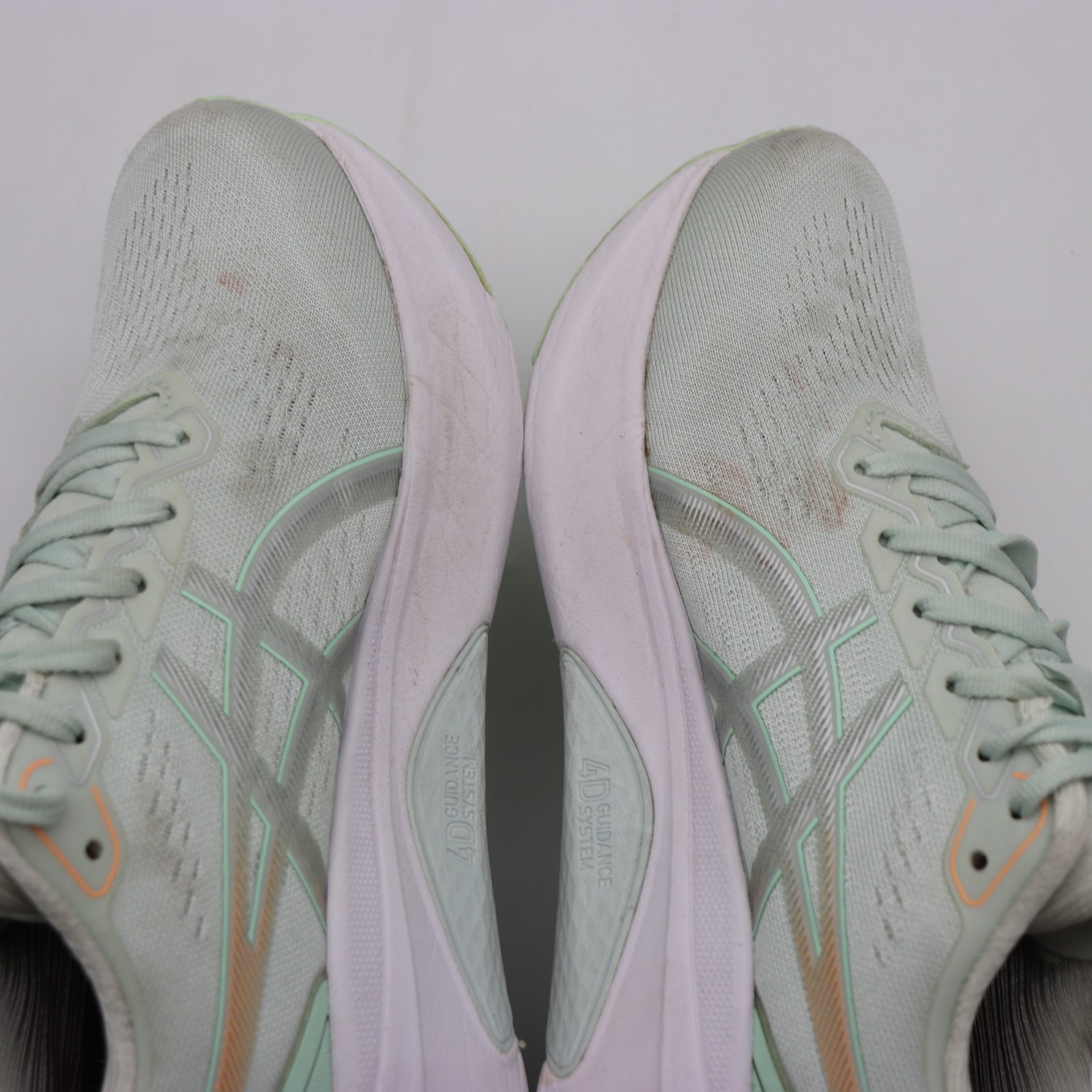 Asics Gel-Kayano 30 Women’s 8.5 Green Silver Running Gym Athletic Sneakers