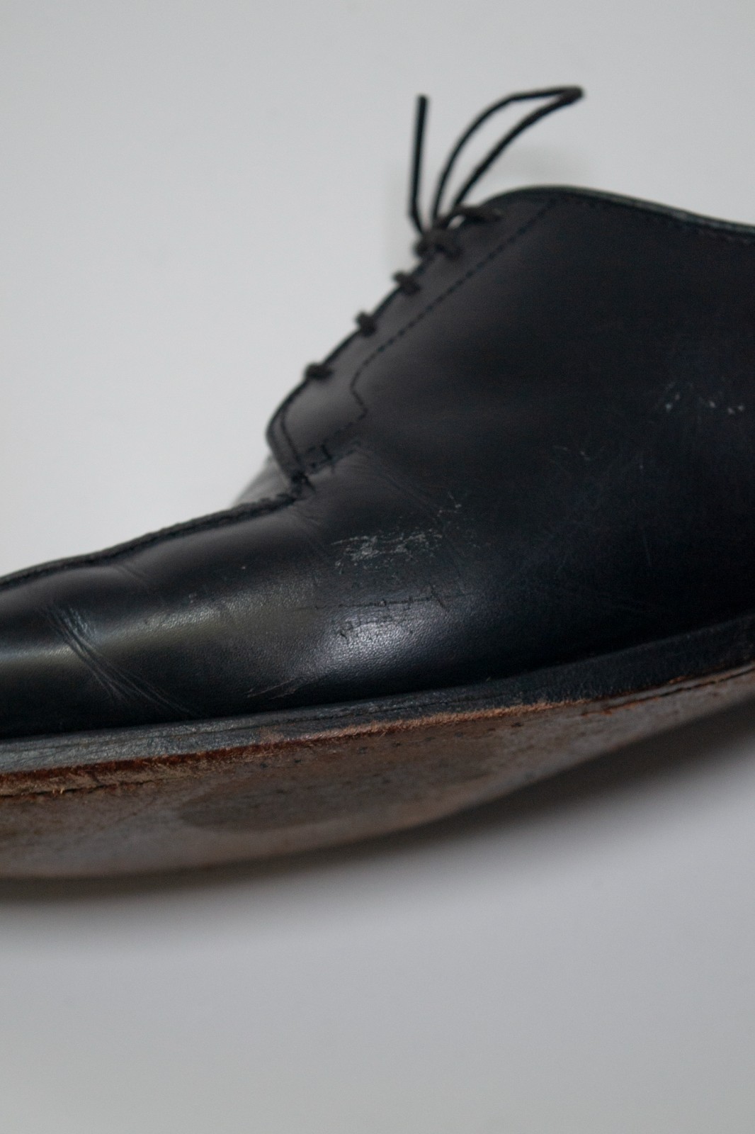 Allen Edmonds LaSalle Black Leather Split Toe Derby Dress Shoes Men’s Size 11.5D