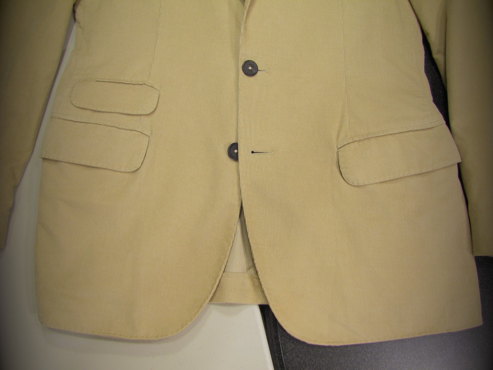 Massimo Alba corduroy sloop jacket 100% cotton desert tan men’s ALTERED 40 / 38