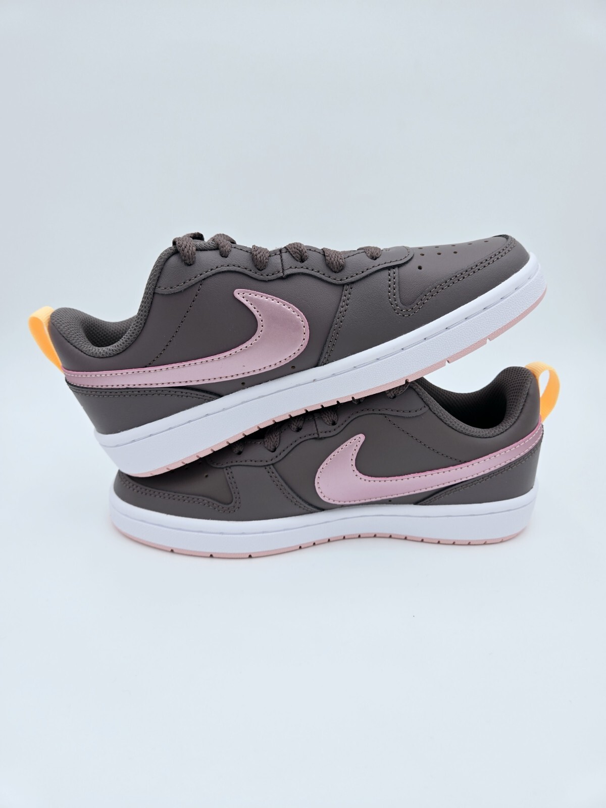 NIKE COURT BOROUGH LOW 2 GS Violet/Pink Kids Shoes BQ5448-200. #C3