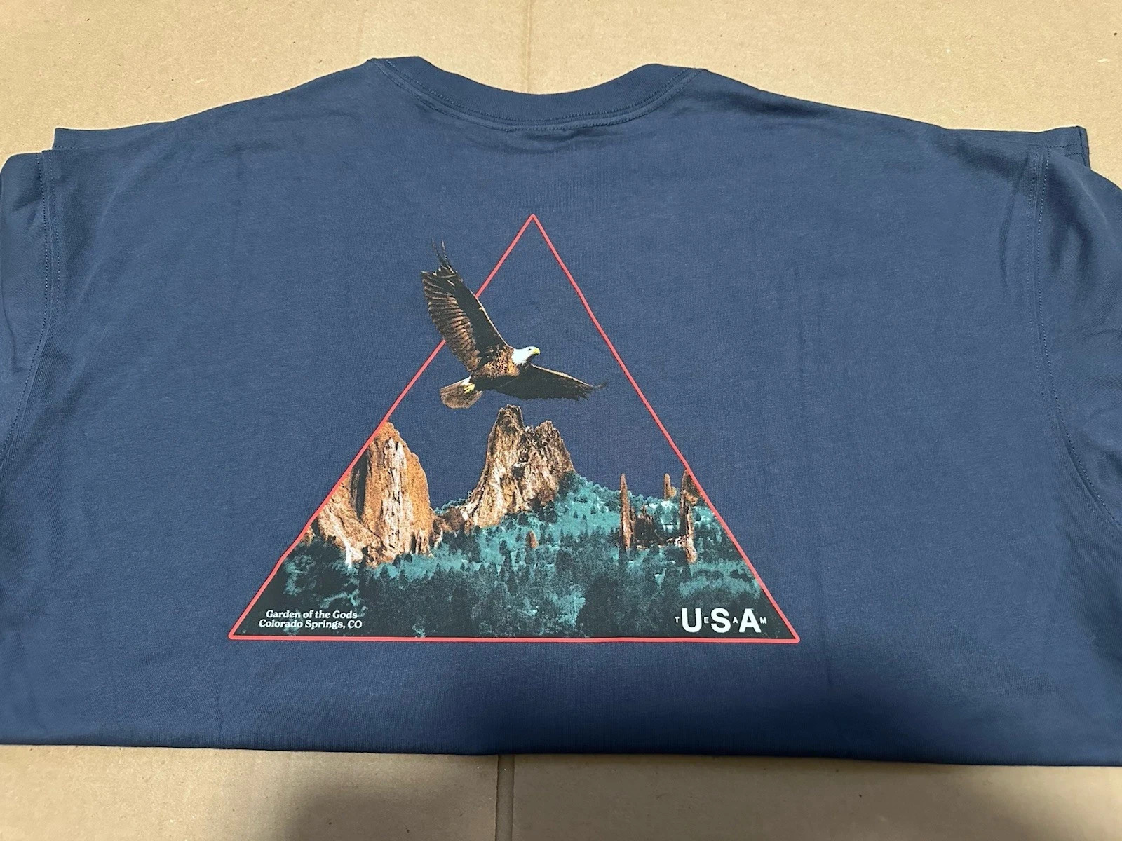 Nike Acg x Olympics USA T Shirt Blue Navy New With Tags Mens size XS-XXL