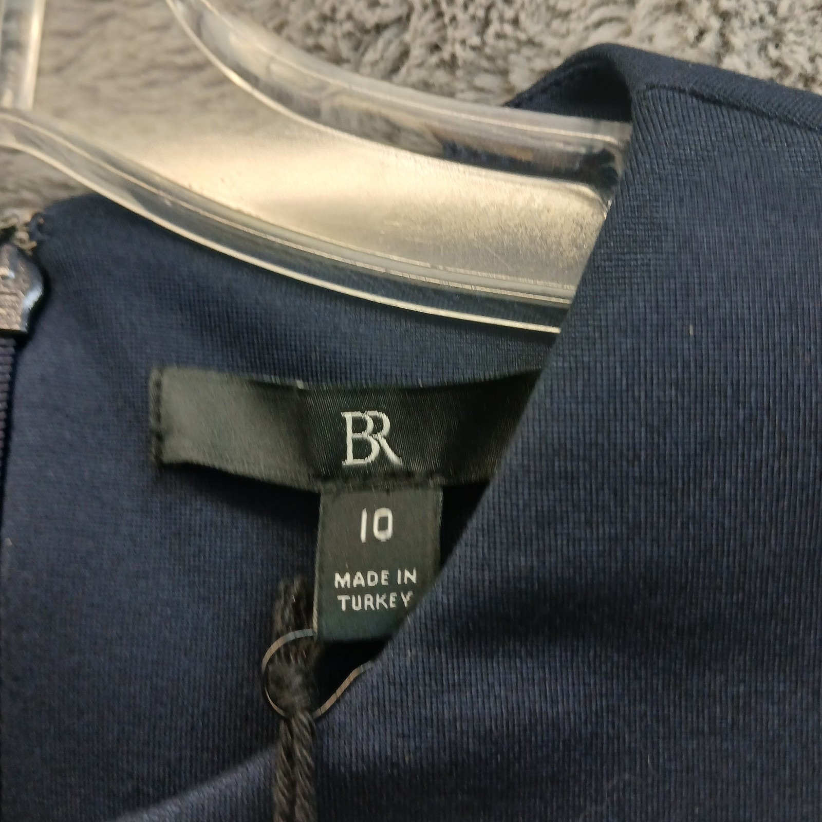 Banana Republic Everywhere Ponte Sheath Mini Dress Crew Neck NWT Navy Blue