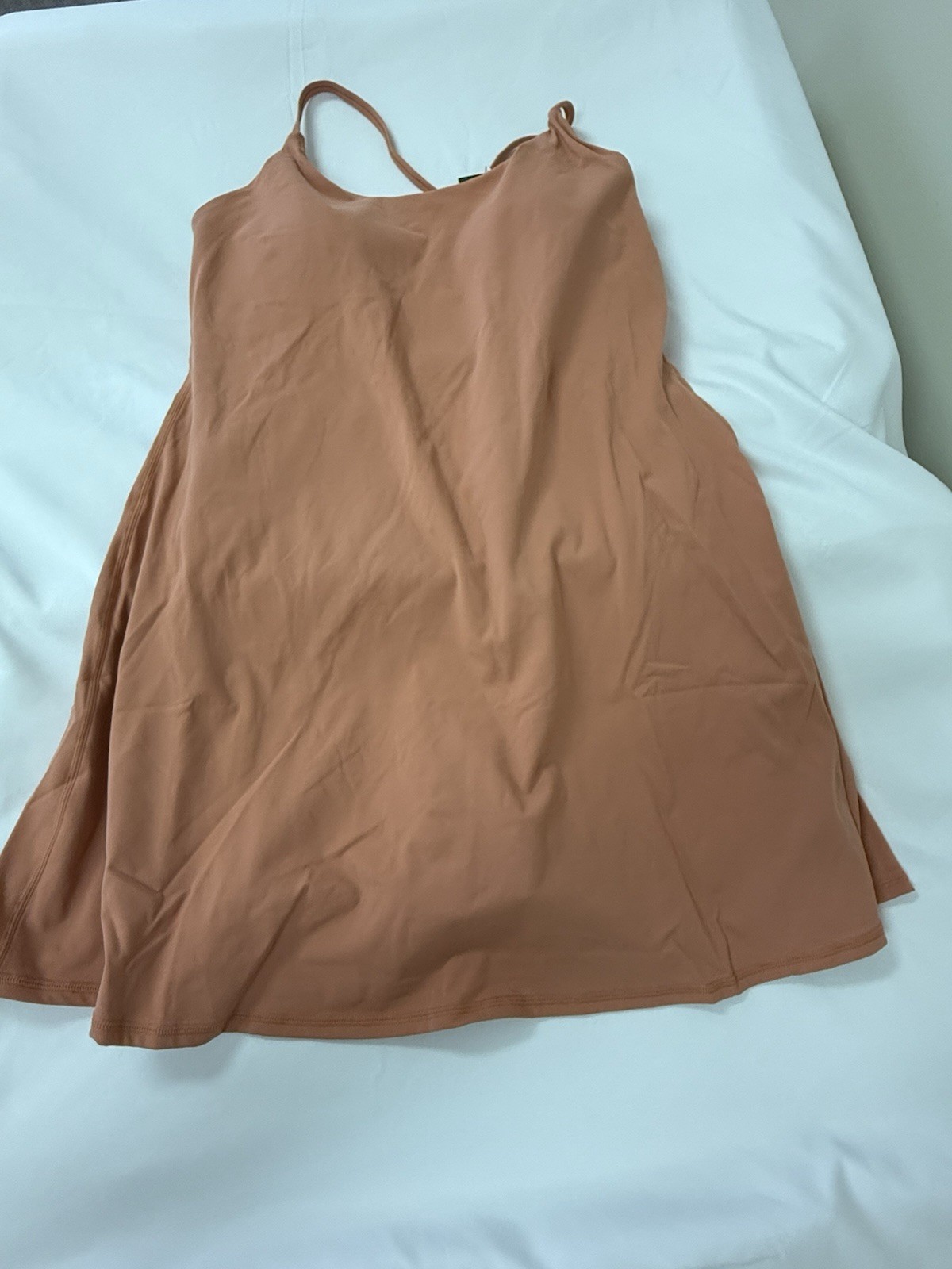HALARA Softlyzero Plush Backless Active Dress NWT sun baked NWT sz L