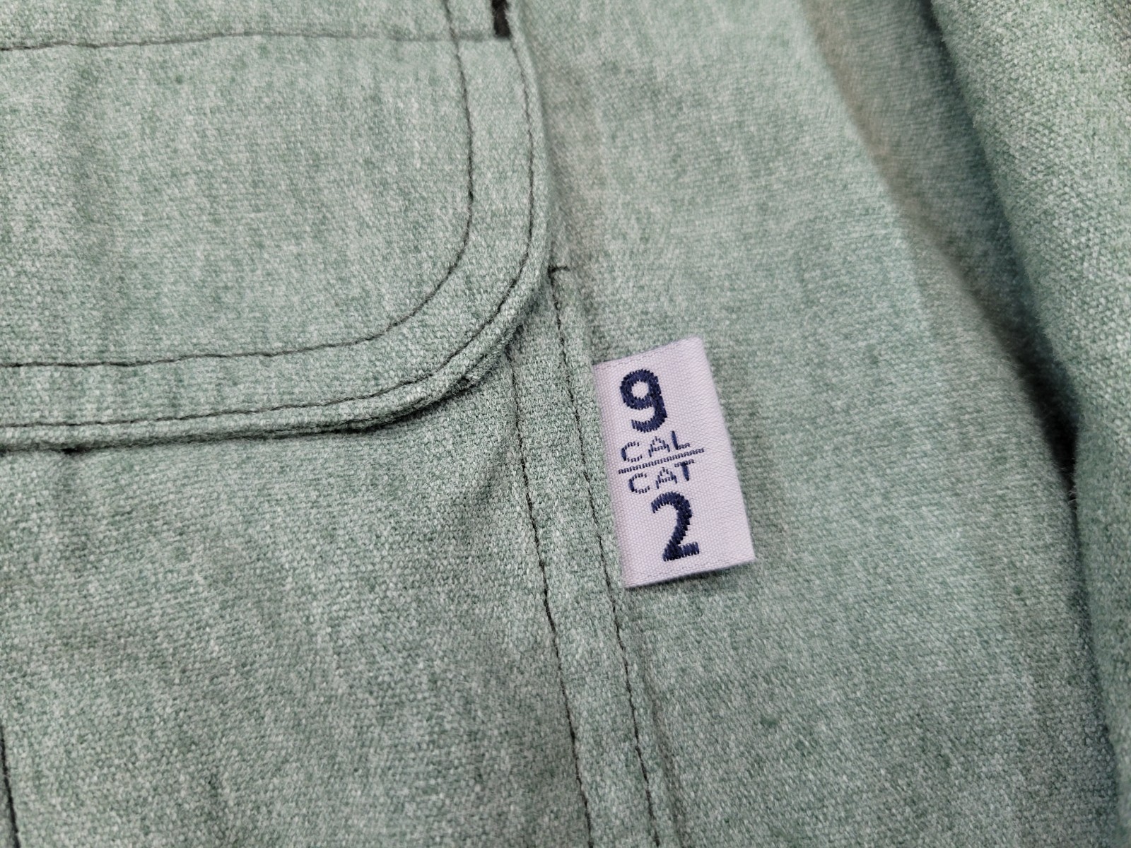 Tyndale FR Button Shirt Mens 2XLN Green Flame-Resistant CAT 2 ARC Rating 9.1 USA