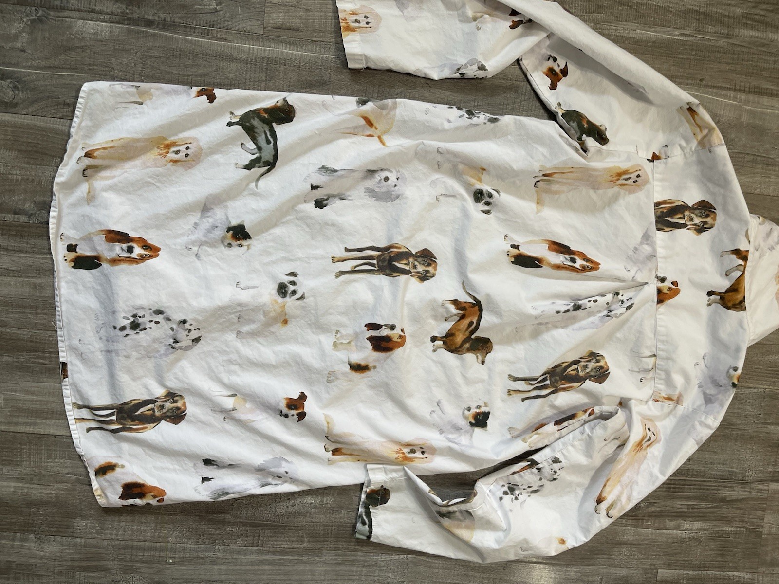 Annie Selke Pine Cone Hill “Pup” nightgown, part of the “Woof” pajama collection