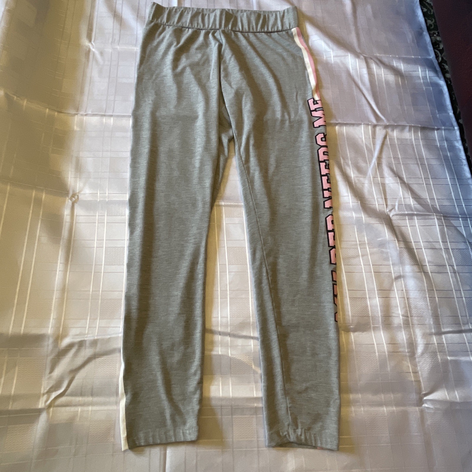 Select Ladies Grey Leggings Size Medium 10 Uk .Leg 27 Inches -with Logo New