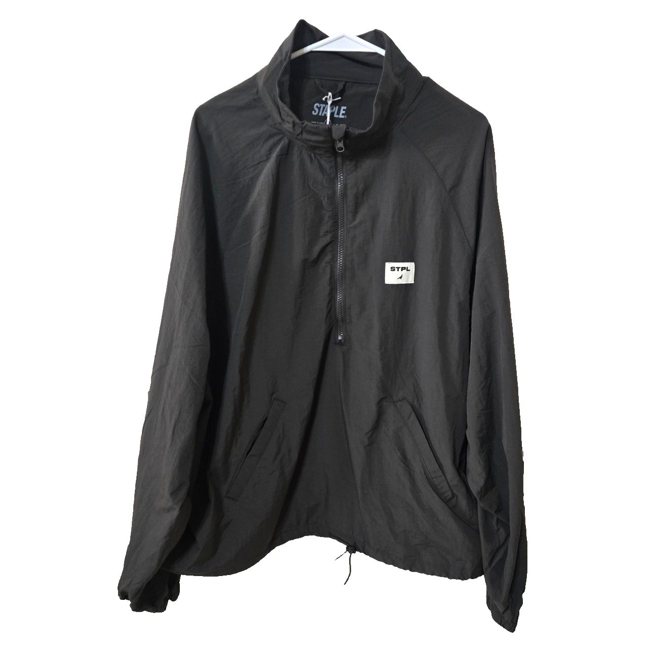 Staple Pigeon Half Zip Windbreaker Jacket STPL Men’s L Charcoal NWT
