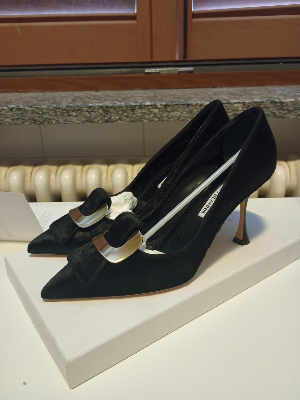Manolo Blahnik High Heel Stylish Shoe – Full Set Size 38