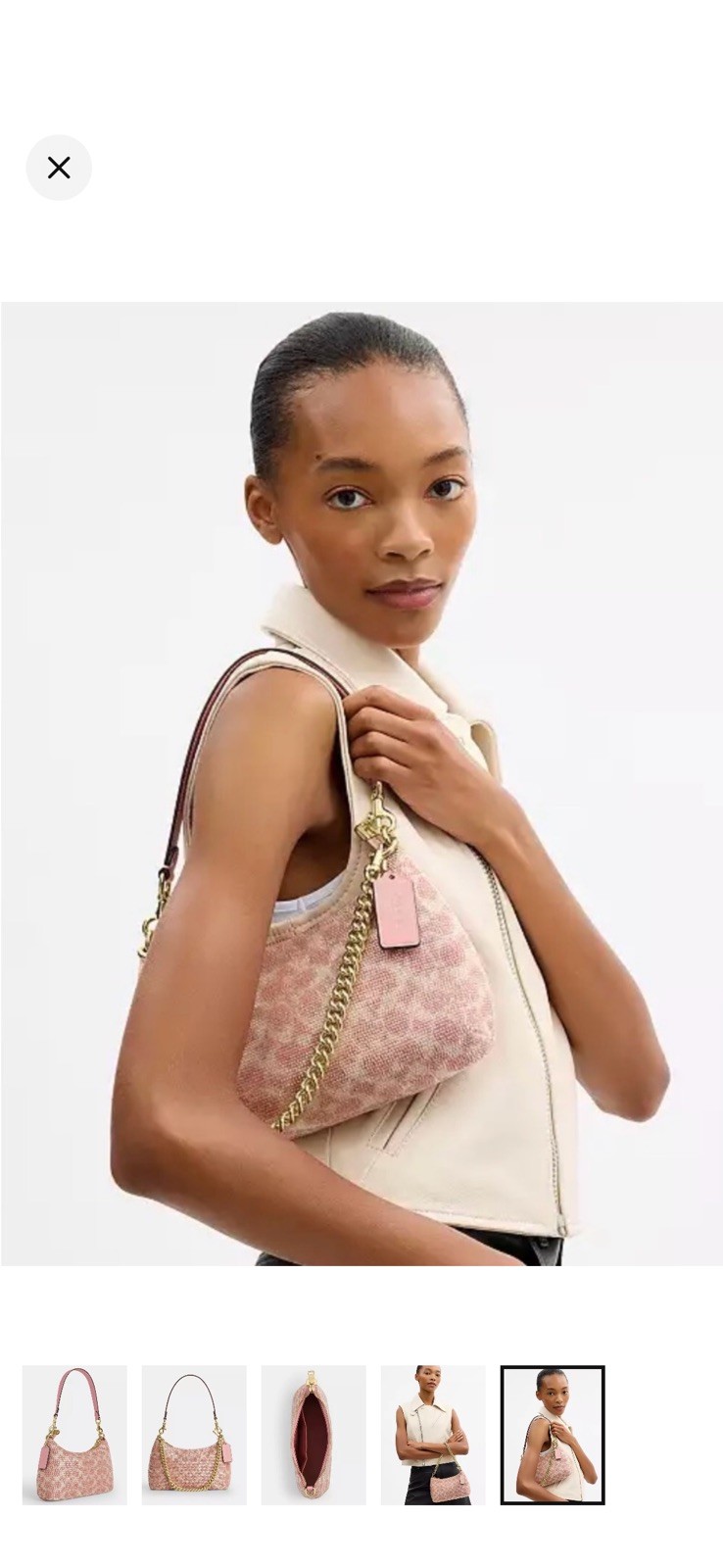 Coach Teri Beaded Bag – Pink