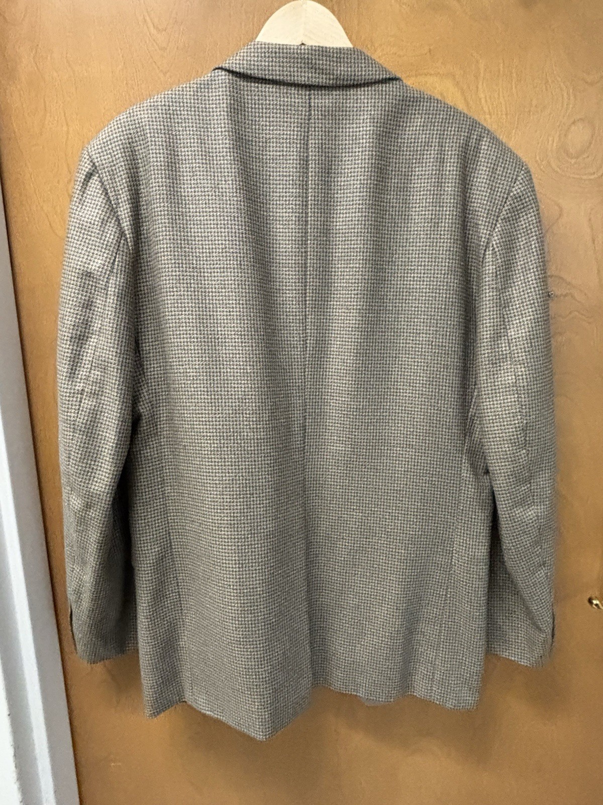 Tailors Row By Deansgate S&K Custom Tailored Gray Blazer Suit Jacket Mens 40R