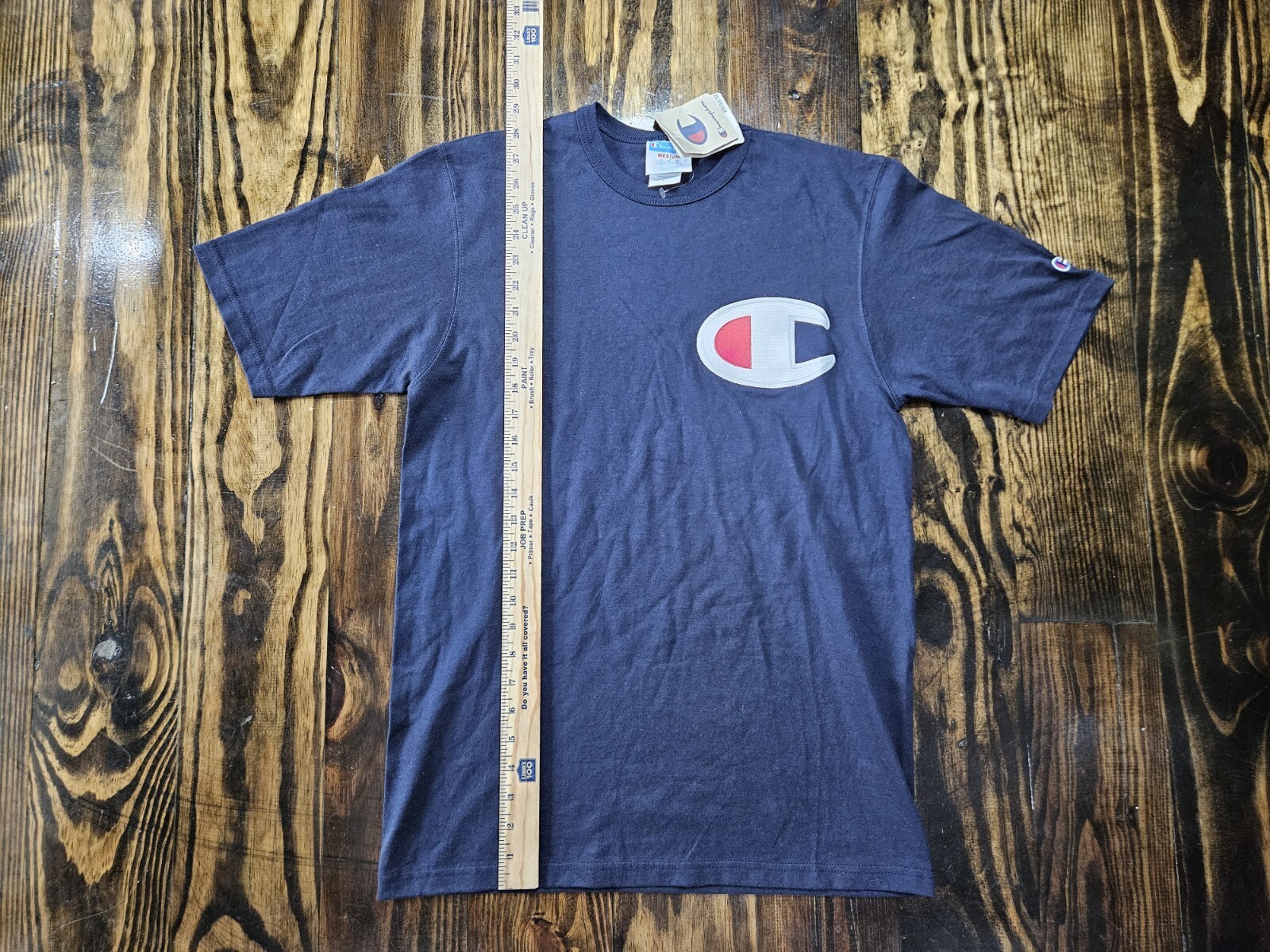 Champion Embroidered Big “C” Heritage T Shirt GT19 NYC Size Medium