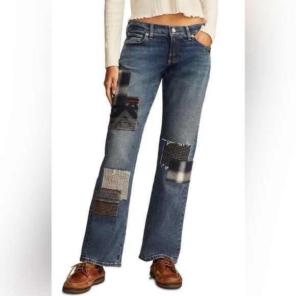 Lucky Legend Easy Rider Jeans. Color: Patch Match Wash. Size 2/ 26 R