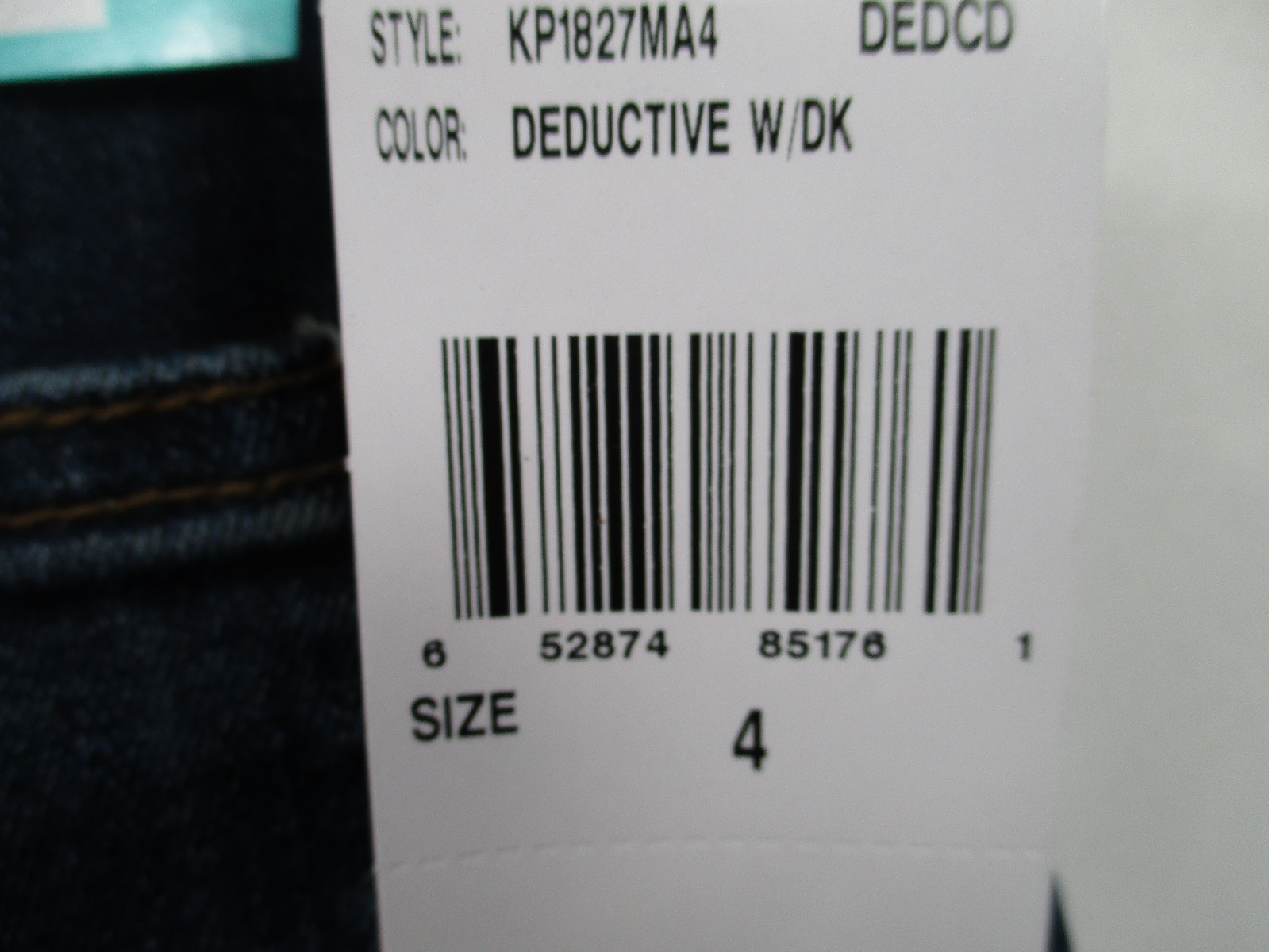 -NWT KUT From The Kloth Ana High Rise Flare 33.5″ Inseam Jeans Indigo Sz 4