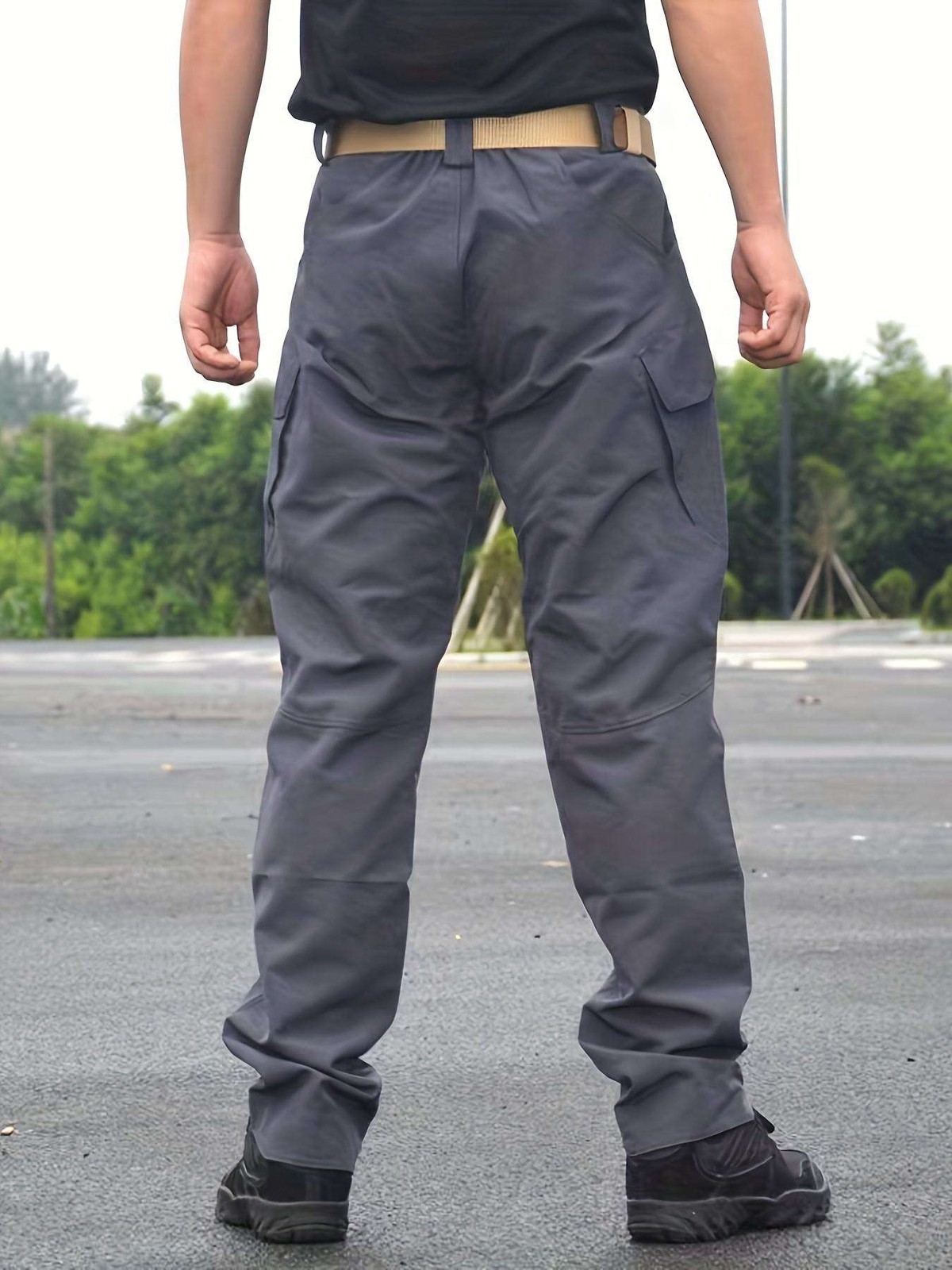 Tactical Mens Cargo Pants Waterproof Work Hiking Combat Outdoor Trousers Pants