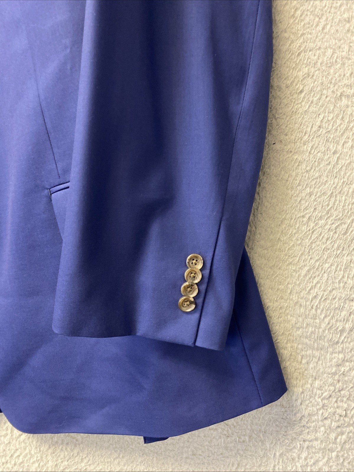 Indochino Suit Mens Size 56 Blue Made For You Navy 2 Piece Pants 50×28 Wool/1162